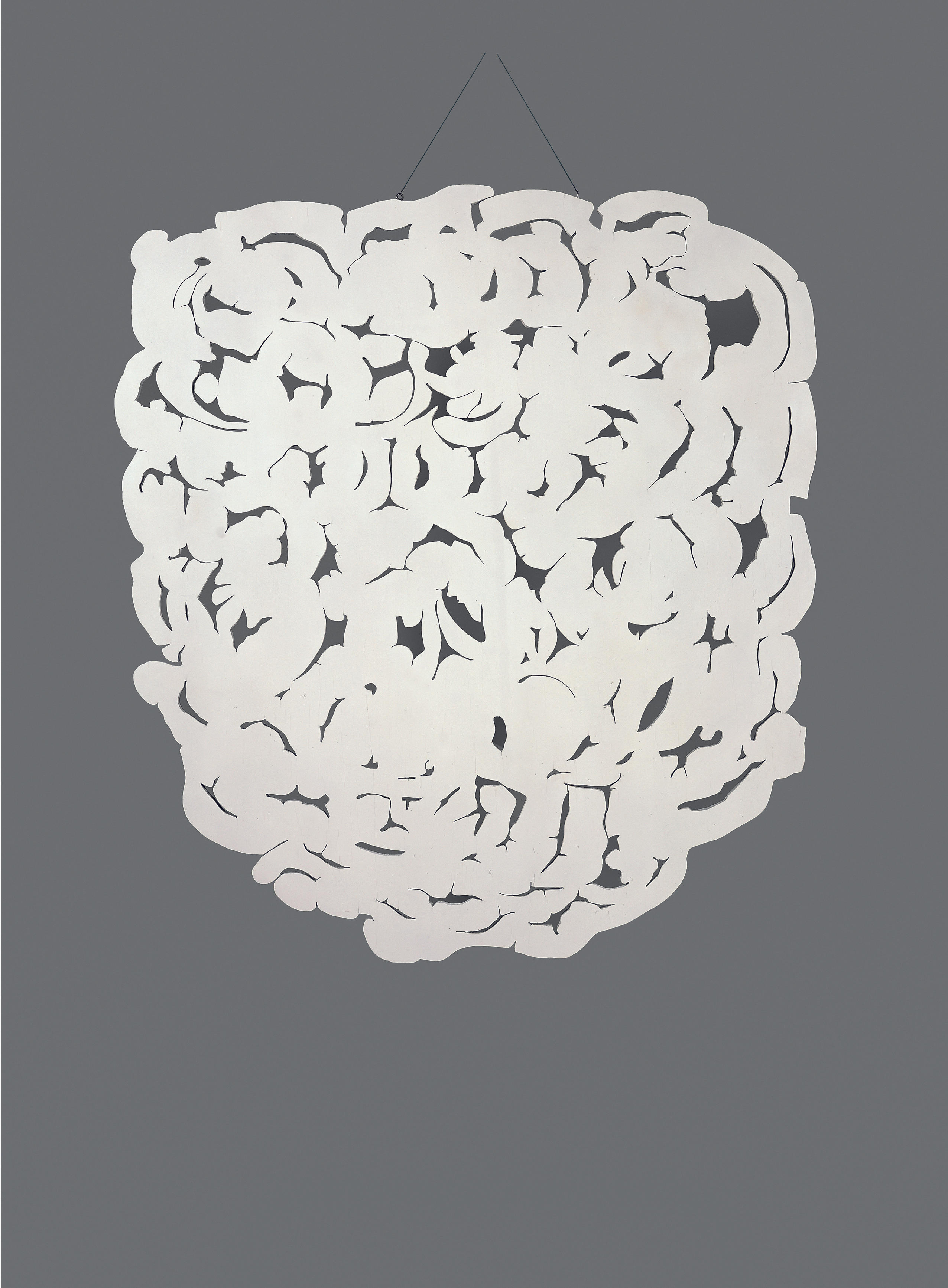 Piano sospeso bianco